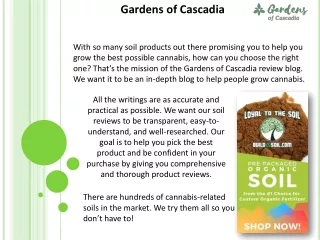 Gardens of Cascadia - Build A Soil - Natural & Organic Potting Mix