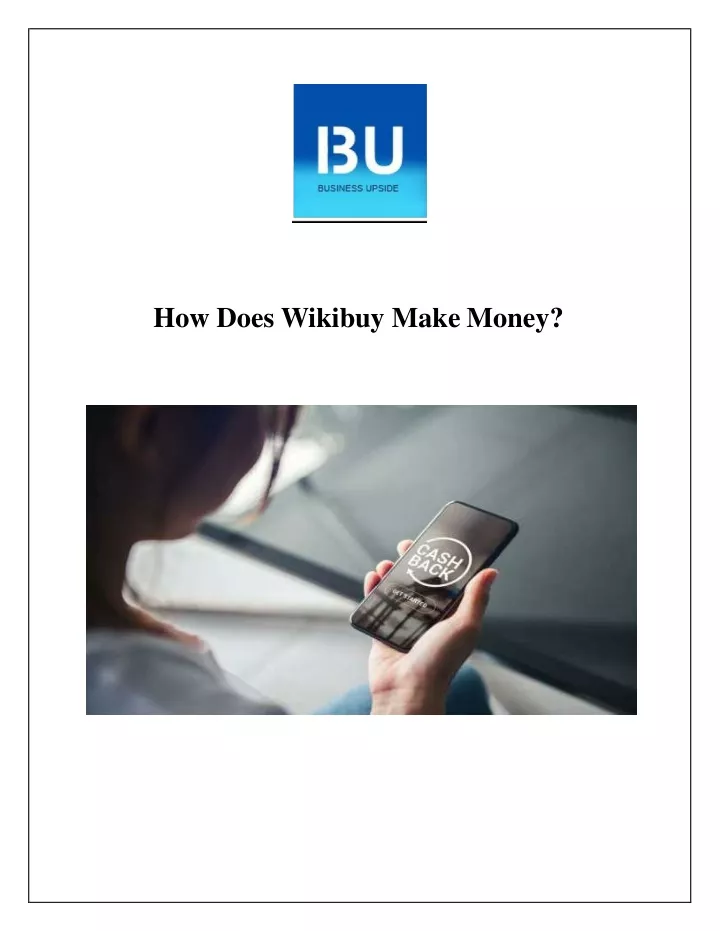 how does wikibuy make money