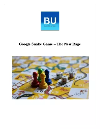 google snake game the new rage