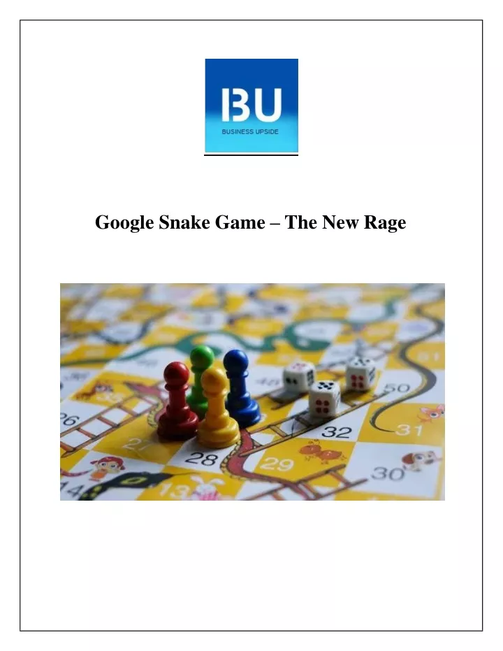 google snake game the new rage