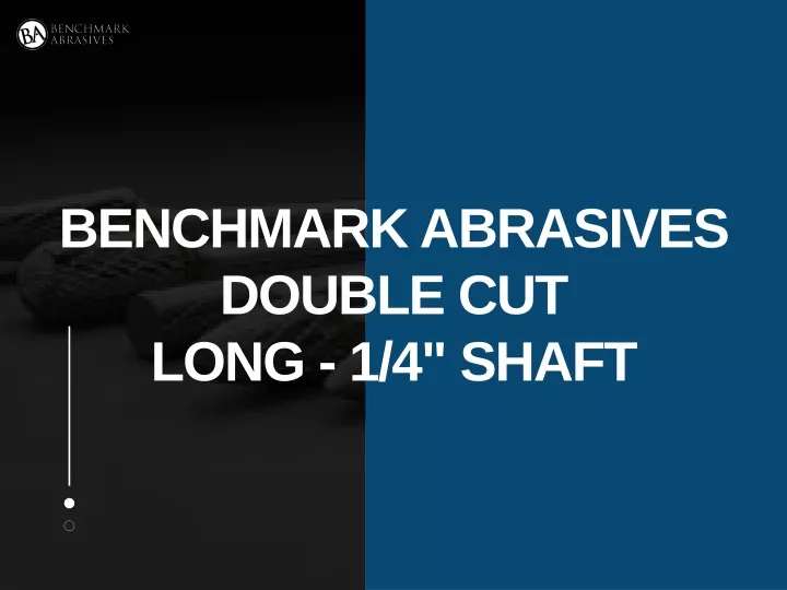 benchmark abrasives double cut long 1 4 shaft