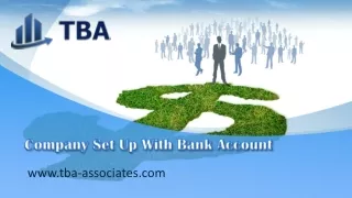 Company Set Up With Bank Account