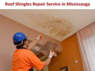 Roof Shingles RepairService in Mississauga