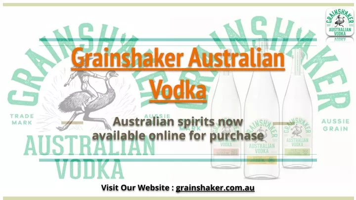 grainshaker australian vodka