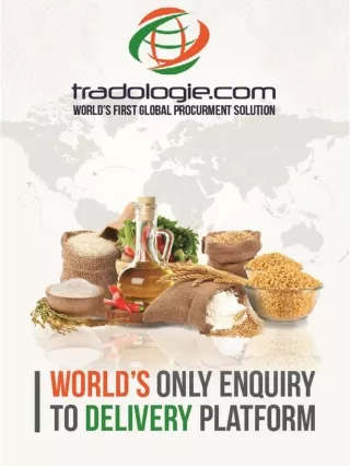 Agri Commodities - Bulk Trading of Agri Commodity - Agro Products Wholesalers - Tradologie