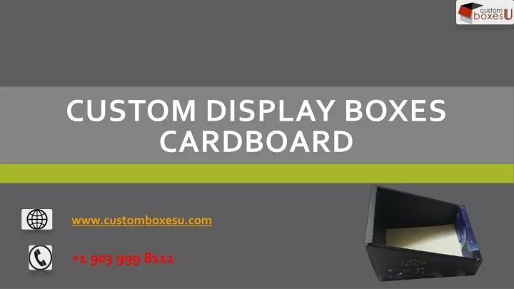 custom display boxes cardboard