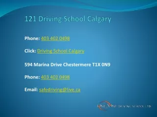 Driving School Calgary