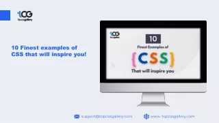10 finest examples of css that will inspire you
