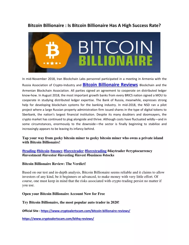 bitcoin billionaire is bitcoin billionaire