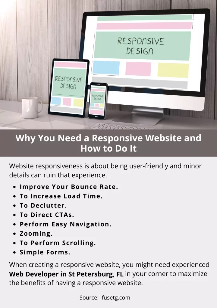 why you need a responsive website and how to do it
