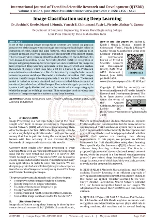 international journal of trend in scientific