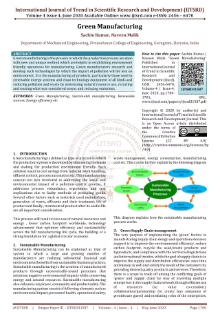 international journal of trend in scientific