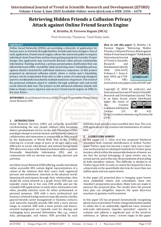 international journal of trend in scientific