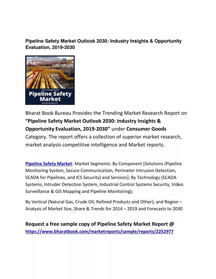 pipeline safety market outlook 2030 industry