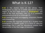 K-12 Learning Solutions - slide 1