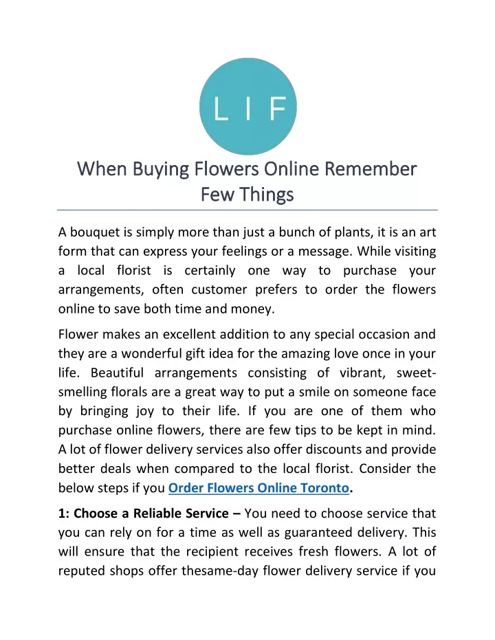 when when buying flowers online remember buying