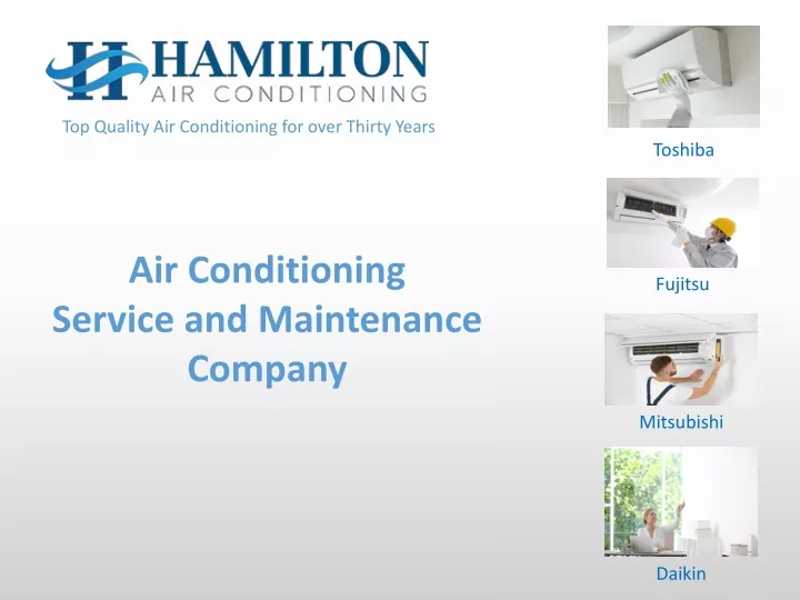 top quality air conditioning for over thirty years