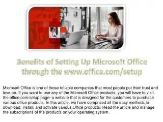 microsoft office is one of those reliable