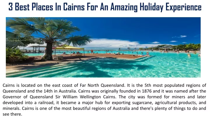 3 best places in cairns for an amazing holiday
