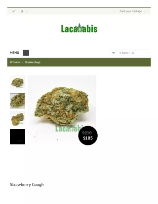 Buy Strawberry Cough Online - Lacanabis