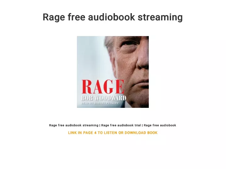 rage free audiobook streaming rage free audiobook
