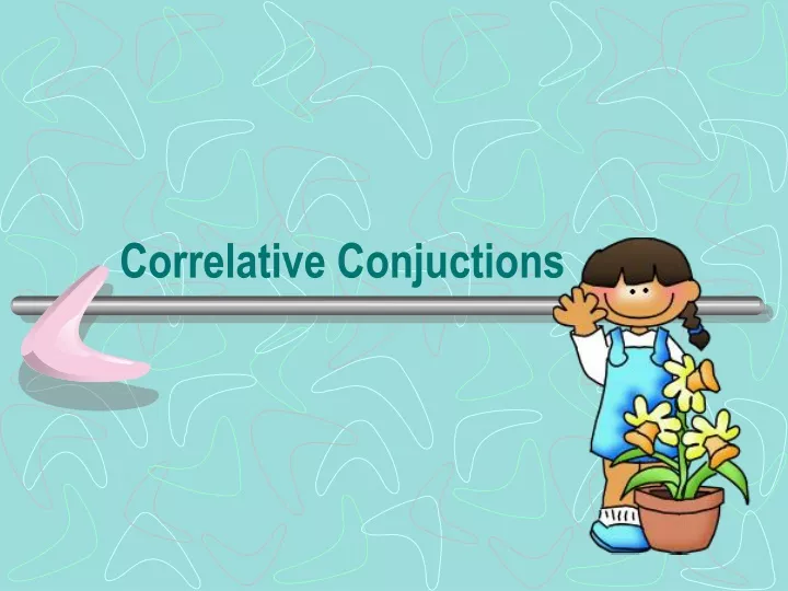 correlative conjuctions
