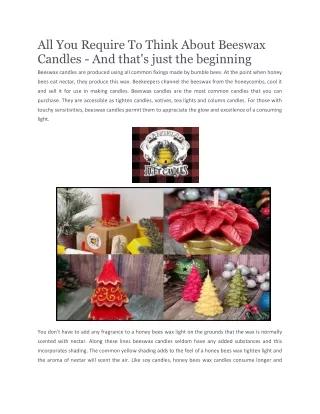 Artisan Handmade Beeswax Candles Online | AngelsLightCandles