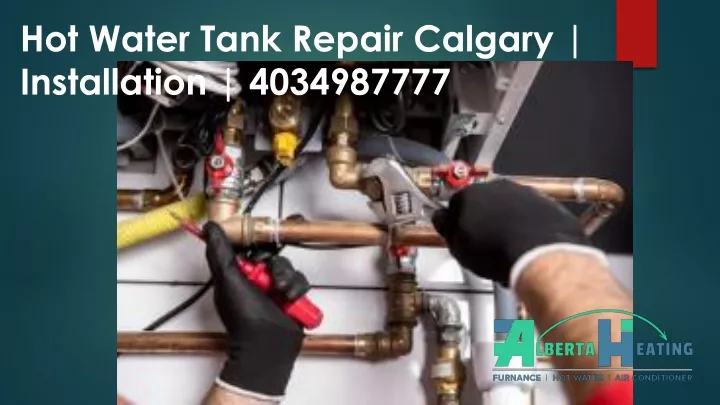 hot water tank repair calgary installation