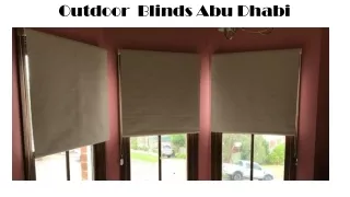 outdoor blinds abu dhabi
