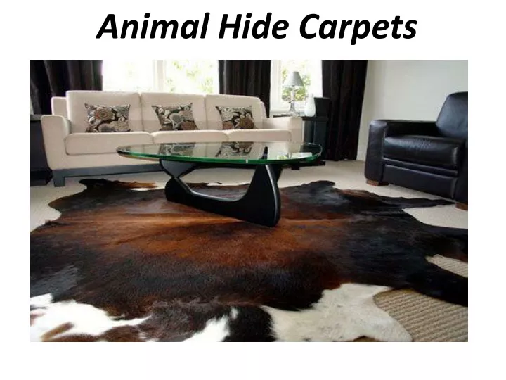 animal hide carpets