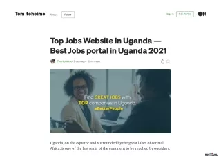 Current Jobs in Uganda — Best Jobs portal in Uganda 2021