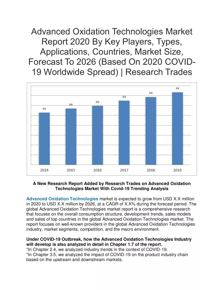 advanced oxidation technologies market report