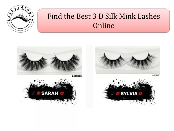 find the best 3 d silk mink lashes online