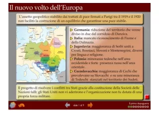 IL PRIMO DOPOGUERRA IN EUROPA