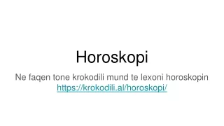 Horoskopi Krokodili