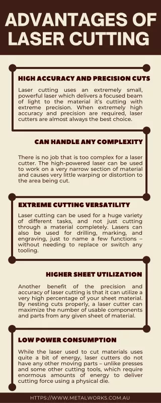 Advantages of Laser Cutting