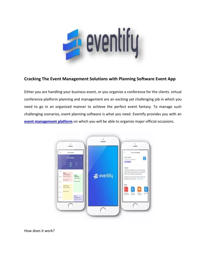 cracking the event management solutions with