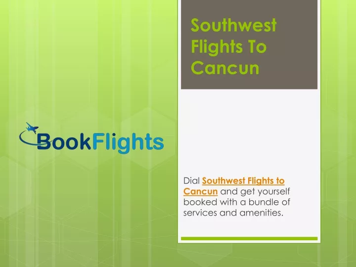 southwest flights to cancun