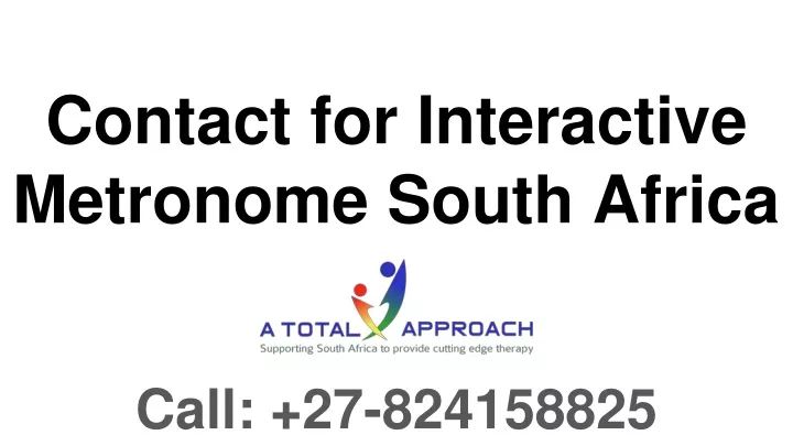 contact for interactive metronome south africa