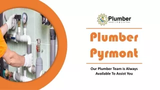 Local Plumber Pyrmont Team Available To Assist You