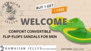 COMFORT CONVERTIBLE FLIP FLOP SANDALS FOR MEN