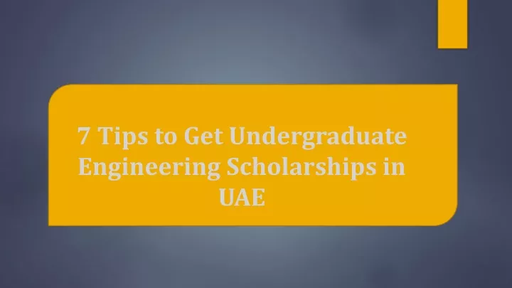 7 tips to get undergraduate engineering