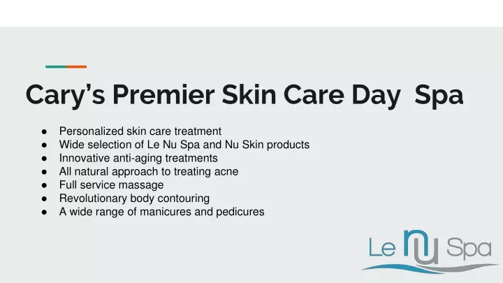 cary s premier skin care day spa