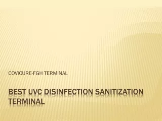 UVC Disinfection Sanitization Terminal | Covid -19