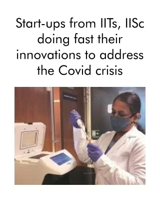 start ups from iits iisc doing fast their