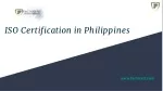 ISO Certification in Philippines | ISO Consultant Company - slide 1