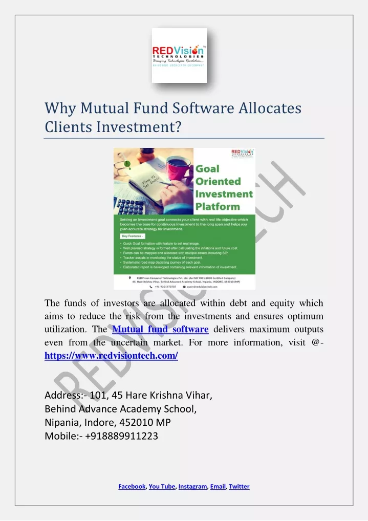 why mutual fund software allocates clients