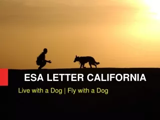 ESA Letter California