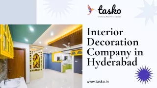 Interior Decoration Company In Hyderabad - TASKO