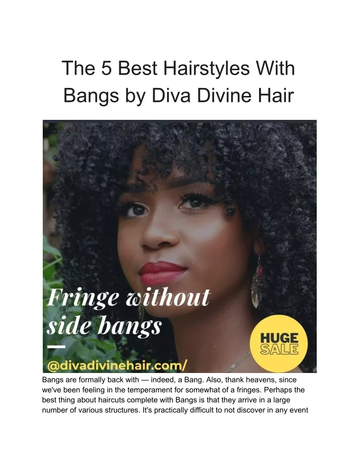 the 5 best hairstyles with bangs by diva divine